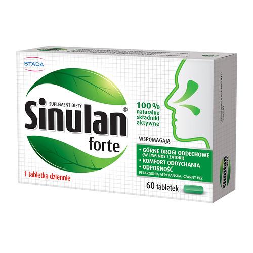 Miniaturka artykułu - Sinulan Forte 0,45 g,  60 tabl. USZKODZONE OPAKOWANIE 