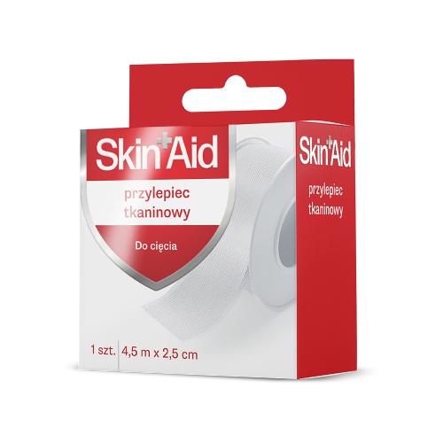 Miniaturka artykułu - Skin Aid Przylepiec tkaninowy do cięcia 4,5mx2,5cm