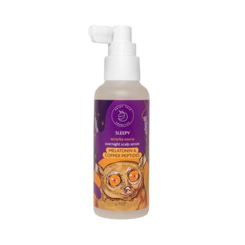 Miniaturka artykułu - Hairy Tale Cosmetics Sleepy Wcierka nocna do sk&oacute;ry głowy z melatoniną i peptydami miedziowymi, 120 ml