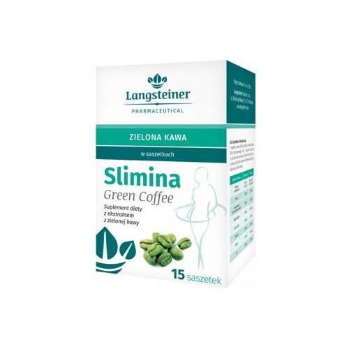 Miniaturka artykułu - Slimina Green Coffee Zielona kawa, 15sasz.