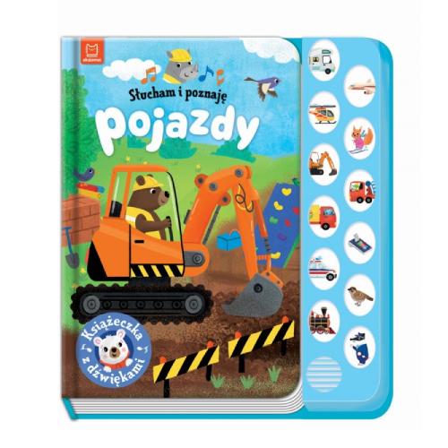 Miniaturka artykułu - AKSJOMAT Słucham i poznaję. Pojazdy. Książeczka z dźwiękami