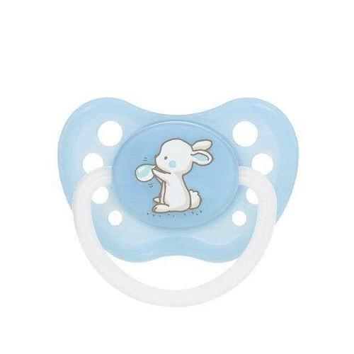 CANPOL BABIES Smoczek silikonowy anatomiczny 0-6m 23/262 Kr&oacute;lik, 1szt.