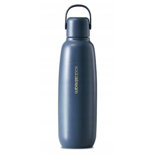 Miniaturka artykułu - SodaStream Butelka termiczna Fizz&Go granatowa, 900 ml