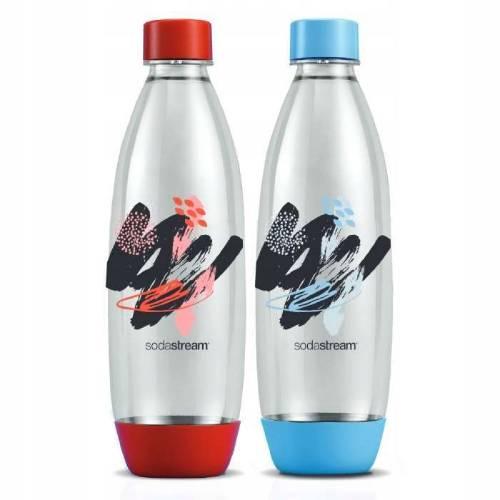Miniaturka artykułu - SodaStream Fuse Butelka na wodę, 2x1l