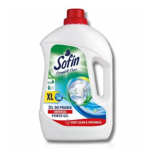 Miniaturka artykułu - Sofin Complete Care & Universal Power Gel Żel do prania tkanin jasnych i białych, 2,52 l