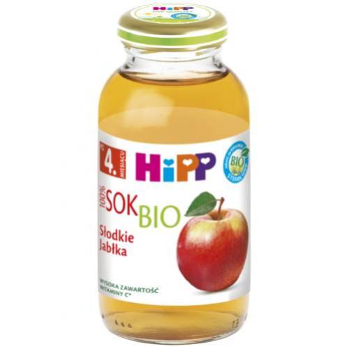 Miniaturka artykułu - HiPP Sok Słodkie Jabłka BIO, 200 ml