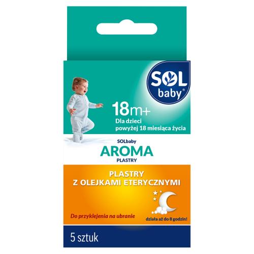 Miniaturka artykułu - SOLbaby Aroma Plastry, 5 plastr&oacute;w