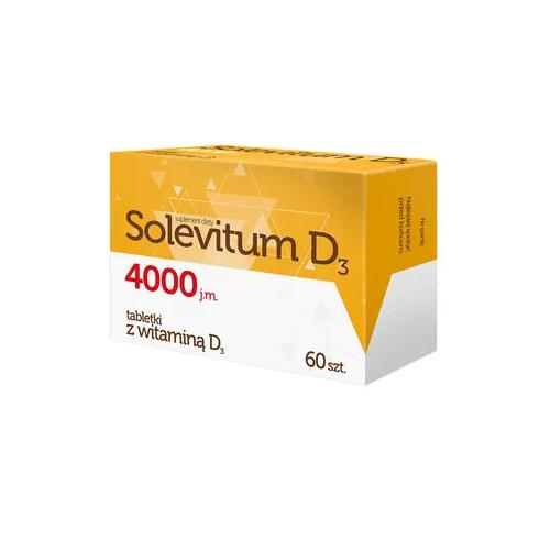 Miniaturka artykułu - Solevitum D3 4000 j.m., 60 tabletek