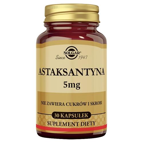 Miniaturka artykułu - SOLGAR Astaksantyna - 30 kaps.