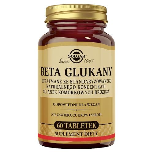 Zdjęcie produktu - SOLGAR Beta Glukany, 60 tabletek