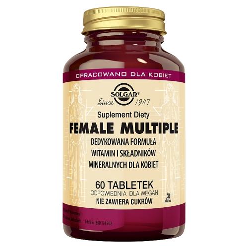 Miniaturka artykułu - SOLGAR Female Multiple - 60 tabletek
