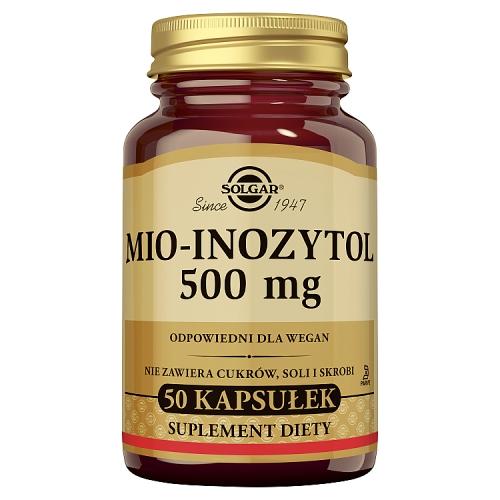 Miniaturka artykułu - SOLGAR Mio-Inozytol, 50 kapsułek