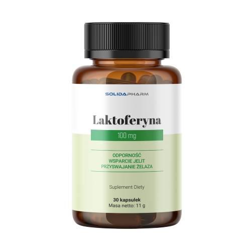 Miniaturka artykułu - Solida Pharm Laktoferyna 100 mg, 30 kaps.