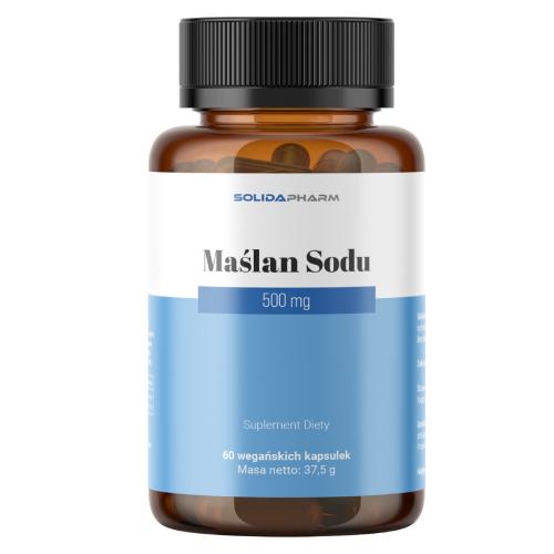 Miniaturka artykułu - Solida Pharm Maślan sodu 500 mg, 60 kaps.
