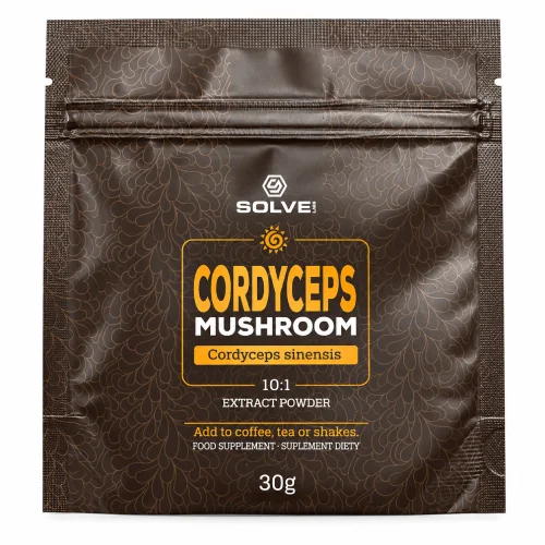 Miniaturka artykułu - Solve Labs Cordyceps 10:1 ekstrakt z maczużnika chińskiego, 30 g