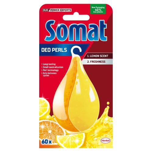 Miniaturka artykułu - SOMAT Duo Deo Perls Odświeżacz do zmywarki, 17g