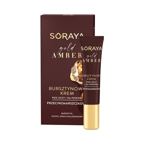 Miniaturka artykułu - SORAYA Bursztynowy krem przeciwzmarszczkowy pod oczy i na powieki, 15ml