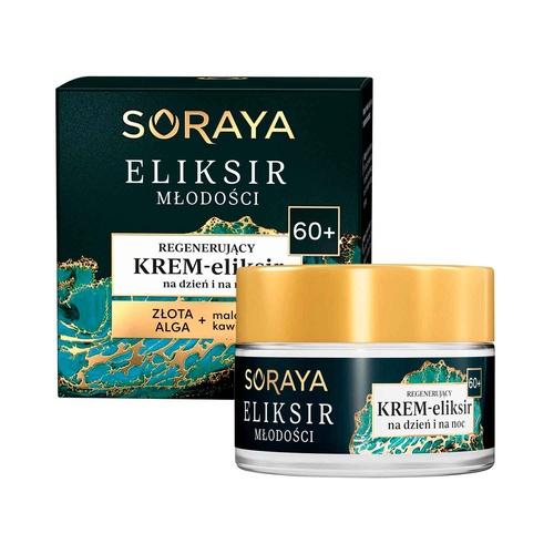 Miniaturka artykułu - SORAYA ELIKSIR MŁODOŚCI Regenerujący Krem Eliksir do Twarzy Dzień/Noc 60+, 50ml