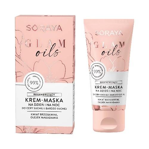 Miniaturka artykułu - SORAYA Glam Oils regenerujący krem-maska na noc, 50ml