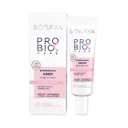Miniaturka artykułu - SORAYA Probio Care Prebiotyczny krem regenerujący do cery suchej i wrażliwej, 50ml