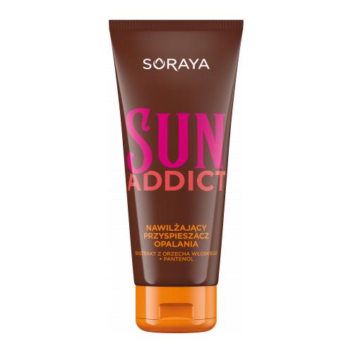 Miniaturka artykułu - SORAYA Sun Addict Nawilżający przyspieszacz opalania z ekstraktem z orzecha, 150ml