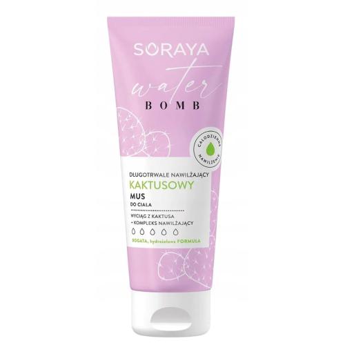Miniaturka artykułu - SORAYA WATER BOMB Długotrwale Nawilżający Kaktusowy Mus do ciała, 200ml