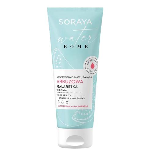 Miniaturka artykułu - SORAYA WATER BOMB Ekspresowo Nawilżająca Arbuzowa Galaretka do ciała, 200ml