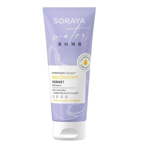 Miniaturka artykułu - SORAYA WATER BOMB Supernawilżający Melonowy Sorbet do ciała, 200ml