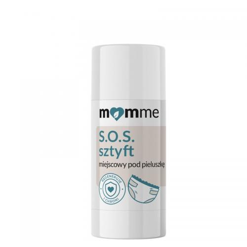 Miniaturka artykułu - MOMME Sztyft S.O.S miejscowy pod pieluszkę, 30 g