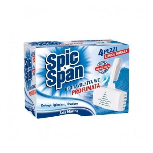 Miniaturka artykułu - SPIC & SPAN Aria Marina Zawieszka do WC Morska Bryza, 4 szt.
