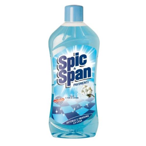 Miniaturka artykułu - SPIC & SPAN Płyn do mycia podł&oacute;g Talk i Kwiat bawełny, 1000ml