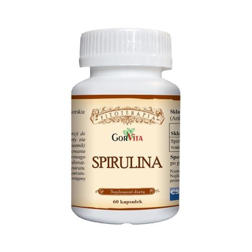 Miniaturka artykułu - Spirulina GORVITA - 60 kapsułek (31385)