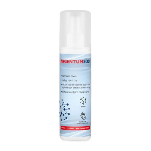 Miniaturka artykułu - Aura Herbals Srebro Argentum200 Tonik do twarzy ze srebrem, 150 ml