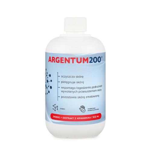 Miniaturka artykułu - Aura Herbals Srebro Argentum200 Tonik do twarzy ze srebrem, 500 ml