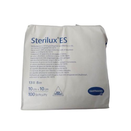 Miniaturka artykułu - Sterilux ES Kompresy gazowe niejałowe 10x10cm, 100 sztuk