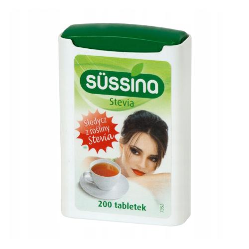 Miniaturka artykułu - Stevia Sussina słodzik, 200 tabl.
