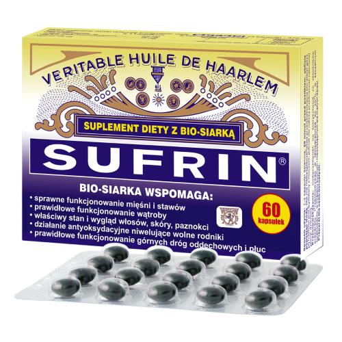 Miniaturka artykułu - SUFRIN Bio-siarka, 60 kaps.