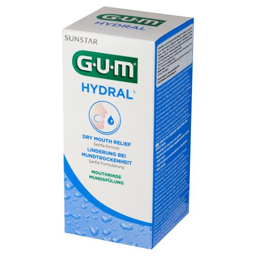 Miniaturka artykułu - Sunstar GUM Hydral Płyn do płukania - 300 ml
