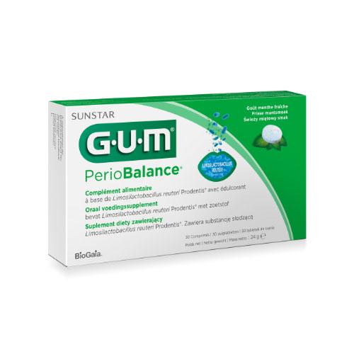 Miniaturka artykułu - Sunstar GUM PerioBalance Probiotyczne tabletki do ssania, 30 szt.