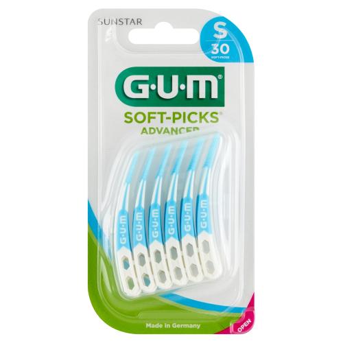 Miniaturka artykułu - Sunstar GUM Soft-Picks Advanced Small szczoteczki międzyzębowe, 30szt.