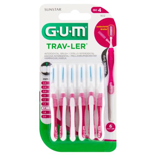 Sunstar GUM Trav-Ler Szczoteczka międzyzębowa 1.4mm - 6 sztuk