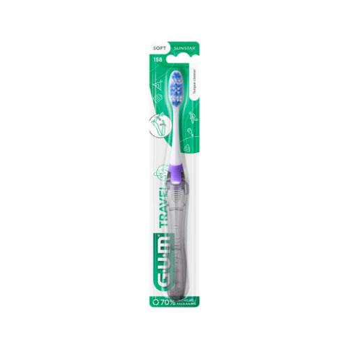 Sunstar GUM Travel Składana szczoteczka do zęb&oacute;w podr&oacute;żna