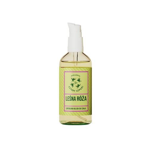 Miniaturka artykułu - Cztery Szpaki (4szpaki) Leśna R&oacute;ża Superlekki olejek do ciała, 100 ml