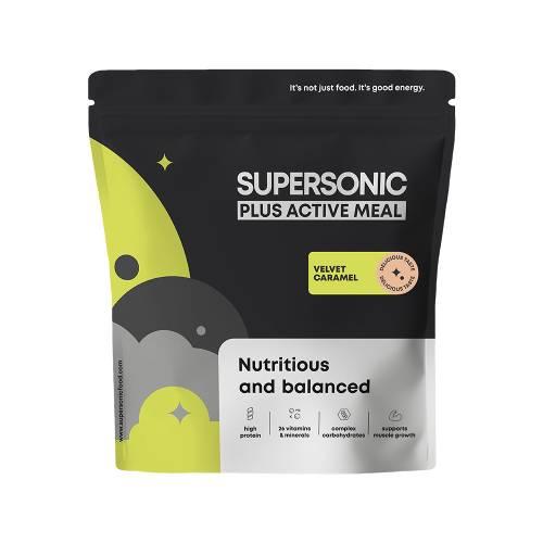 Miniaturka artykułu - Supersonic Pełnowartościowy posiłek Plus Acive Meal o smaku karmelowy klasyk, 1000 g