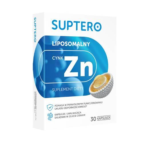 Miniaturka artykułu - SUPTERO Liposomalna Cynk, 30 kaps.