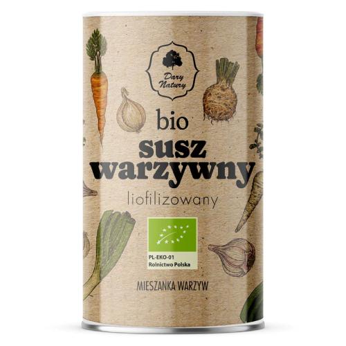 Miniaturka artykułu - Dary Natury Bio Susz warzywny liofilizowany, 40 g
