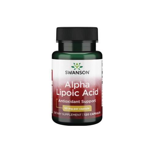 Miniaturka artykułu - SWANSON Alpha Lipoic Acid 50mg, 120 kapsułek