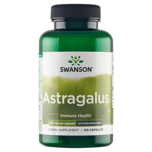 Miniaturka artykułu - SWANSON Astragalus 500mg - 120 kapsułek 