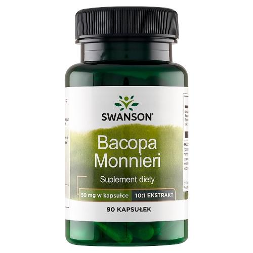 Miniaturka artykułu - SWANSON Bacopa Monniera 10:1 extract - 90kaps.