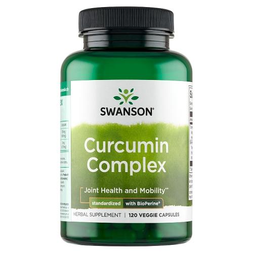Miniaturka artykułu - SWANSON Curcumin Complex 350mg, 120 kapsułek